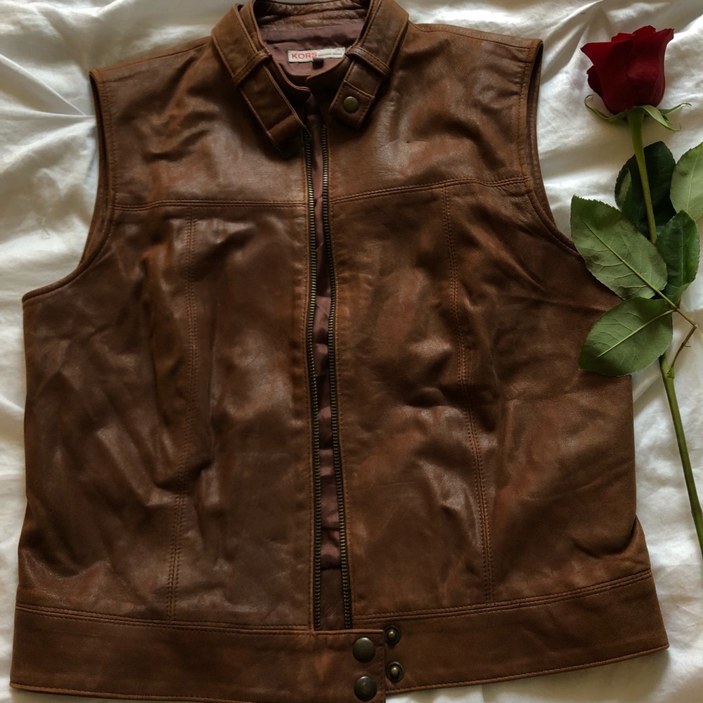 Michael kors vintage suede vest